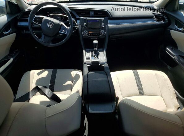 19XFC2F50GE207764 2016 HONDA CIVIC White Widok deski rozdzielczej