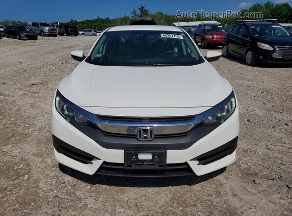 19XFC2F50GE207764 2016 HONDA CIVIC White Widok z przodu