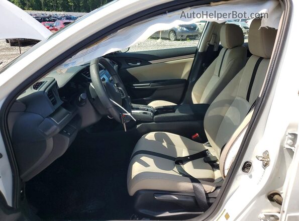 19XFC2F50GE207764 2016 HONDA CIVIC White Widok wnętrza z przodu