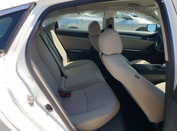 19XFC2F50GE207764 2016 HONDA CIVIC White Widok tylnych siedzeń