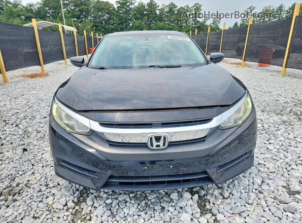 19XFC2F50GE212768 2016 HONDA CIVIC Black Widok z przodu