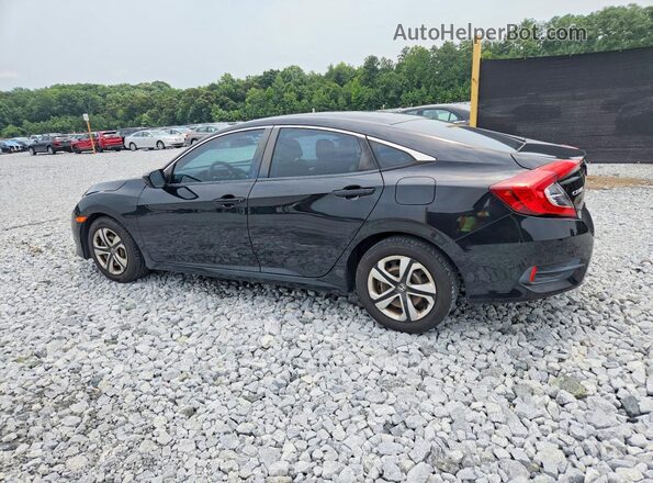 19XFC2F50GE212768 2016 HONDA CIVIC Black Tył lewy