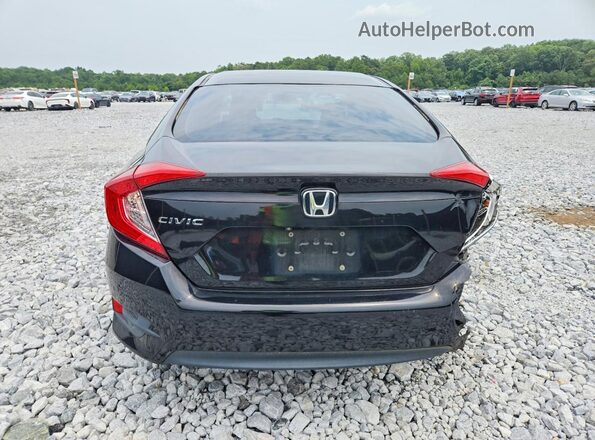 19XFC2F50GE212768 2016 HONDA CIVIC Black Widok z tyłu
