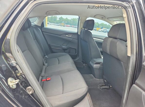 19XFC2F50GE212768 2016 HONDA CIVIC Black Widok tylnych siedzeń