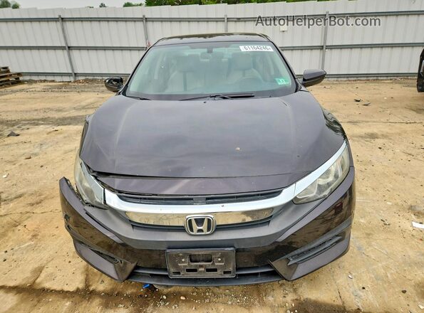 19XFC2F50GE232342 2016 HONDA CIVIC Black წინა ხედი