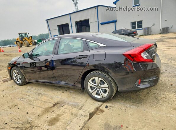 19XFC2F50GE232342 2016 HONDA CIVIC Black უკანა მარცხენა