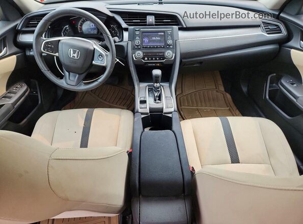 19XFC2F50GE232342 2016 HONDA CIVIC Black წინა პანელის ხედი