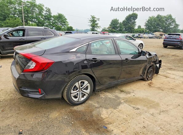 19XFC2F50GE232342 2016 HONDA CIVIC Black უკანა მარჯვენა