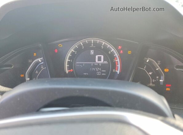 19XFC2F50GE239582 2016 HONDA CIVIC Silver Instrument cluster view