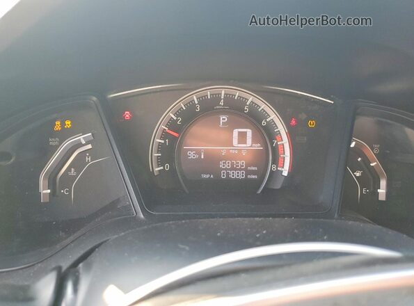 19XFC2F50GE239985 2016 HONDA CIVIC Угольный Вид щитка приборов