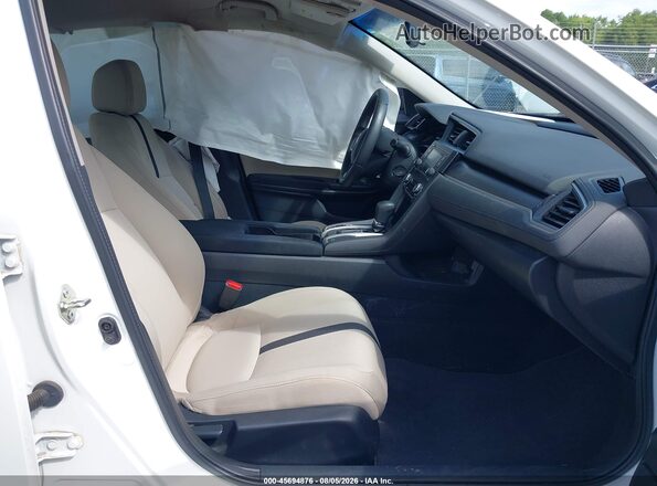 19XFC2F50GE242921 2016 HONDA CIVIC White Սալոնի դիմացի տեսք