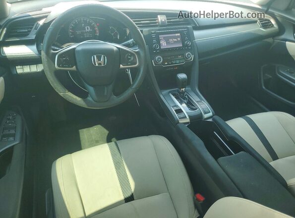 19XFC2F50HE001670 2017 HONDA CIVIC White Առջևի վահանակի տեսք