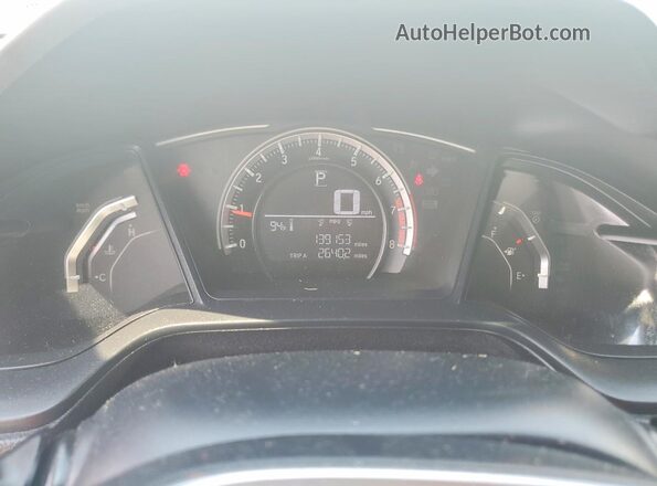 19XFC2F50HE001670 2017 HONDA CIVIC White Սարքավորումների վահանակի տեսք
