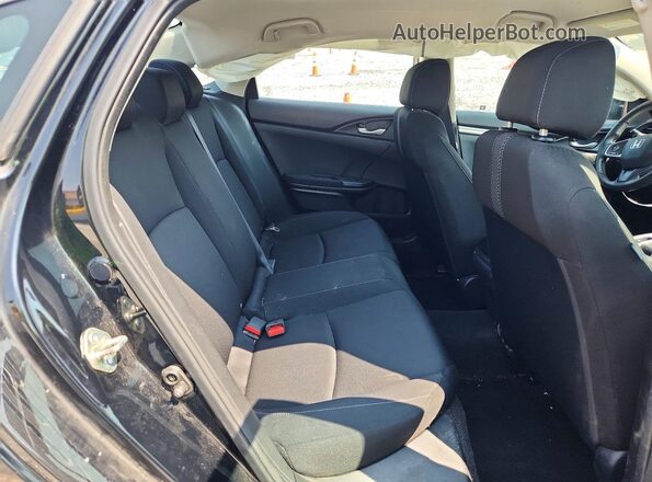 19XFC2F50HE005167 2017 HONDA CIVIC Black Հետևի նստատեղերի տեսք