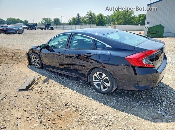 19XFC2F50HE005167 2017 HONDA CIVIC Black Հետևի ձախ