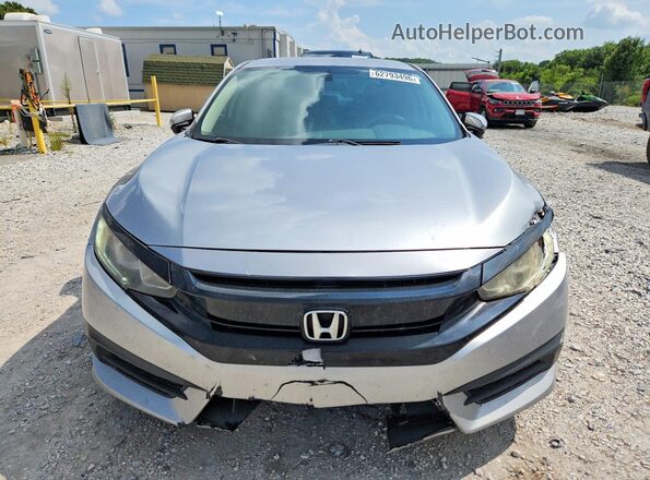 19XFC2F50HE069547 2017 HONDA CIVIC Silver Front view