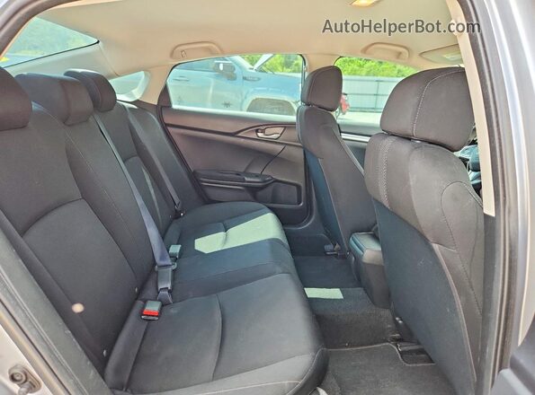 19XFC2F50HE069547 2017 HONDA CIVIC Silver Rear seats view