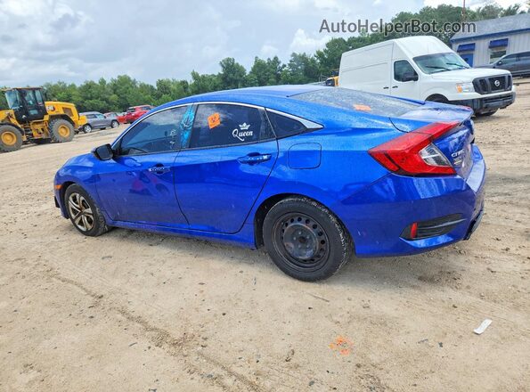 19XFC2F50JE017860 2018 HONDA CIVIC Blue Trasero izquierdo