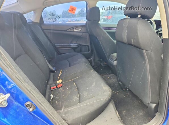 19XFC2F50JE017860 2018 HONDA CIVIC Blue Vista de los asientos traseros