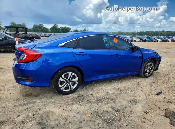 19XFC2F50JE017860 2018 HONDA CIVIC Blue Trasero derecho