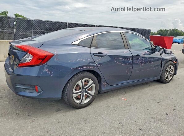 19XFC2F50JE033265 2018 HONDA CIVIC Серый Задняя правая четверть