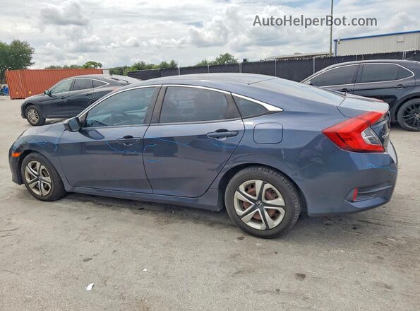 19XFC2F50JE033265 2018 HONDA CIVIC Серый Задняя левая четверть