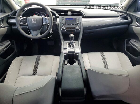 19XFC2F50JE033265 2018 HONDA CIVIC Серый Вид панели приборов