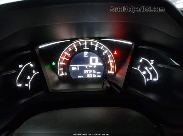 19XFC2F51GE006360 2016 HONDA CIVIC Gray Հետևի նստատեղերի տեսք