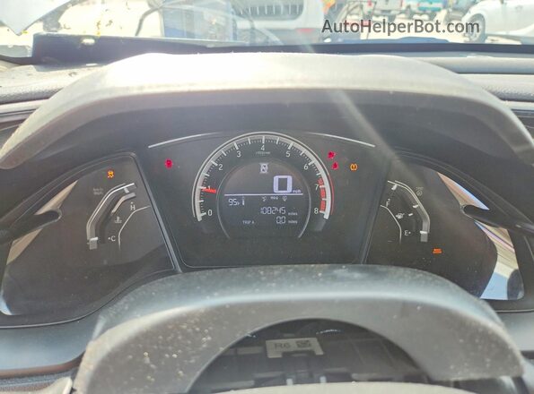 19XFC2F51GE029329 2016 HONDA CIVIC Серебряный Вид щитка приборов