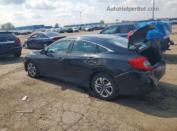 19XFC2F51GE030836 2016 HONDA CIVIC Black Tył lewy