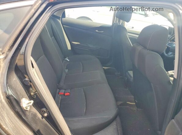 19XFC2F51GE030836 2016 HONDA CIVIC Black Widok tylnych siedzeń