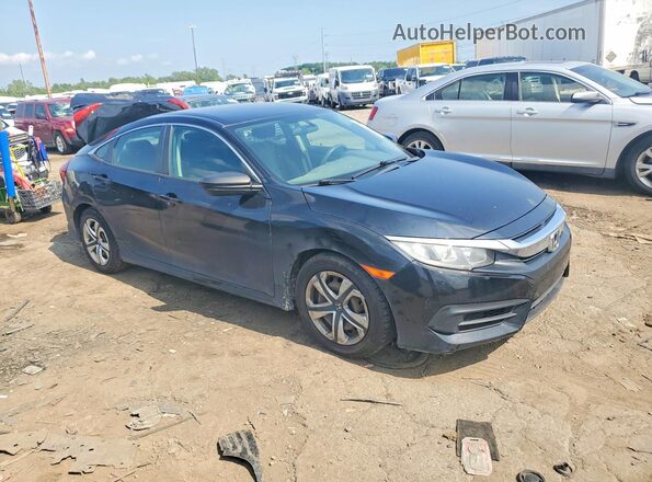 19XFC2F51GE030836 2016 HONDA CIVIC Black Przód prawy