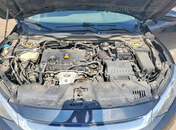 19XFC2F51GE030836 2016 HONDA CIVIC Black Widok wnętrza z tyłu