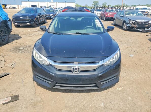 19XFC2F51GE030836 2016 HONDA CIVIC Black Widok z przodu