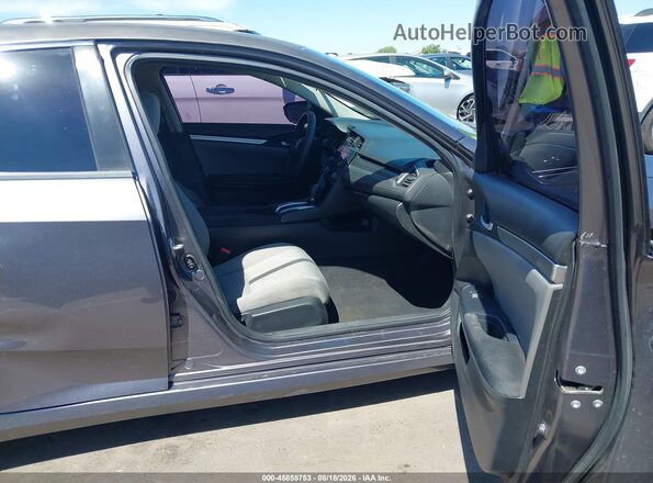 19XFC2F51GE058765 2016 HONDA CIVIC Gray Front interior view
