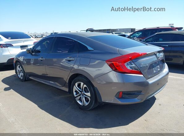 19XFC2F51GE058765 2016 HONDA CIVIC Gray Rear left