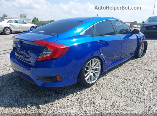 19XFC2F51GE071614 2016 HONDA CIVIC Blue Rear right