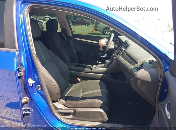 19XFC2F51GE071614 2016 HONDA CIVIC Blue Front interior view