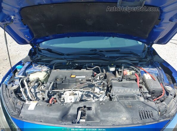 19XFC2F51GE071614 2016 HONDA CIVIC Blue Rear view