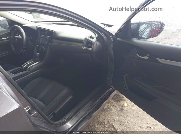 19XFC2F51GE076277 2016 HONDA CIVIC Gray Front interior view