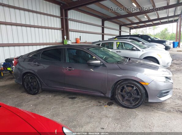 19XFC2F51GE076277 2016 HONDA CIVIC Gray 360 interior view