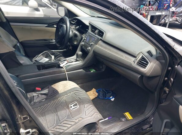 19XFC2F51GE235878 2016 HONDA CIVIC Black წინა სალონის ხედი