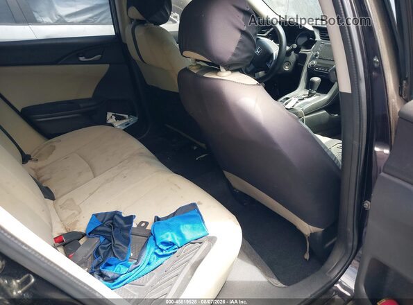 19XFC2F51GE235878 2016 HONDA CIVIC Black VIN კოდის სტიკერის ხედი