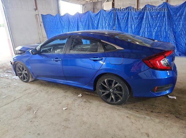 19XFC2F51HE033351 2017 HONDA CIVIC Синий Задняя левая четверть