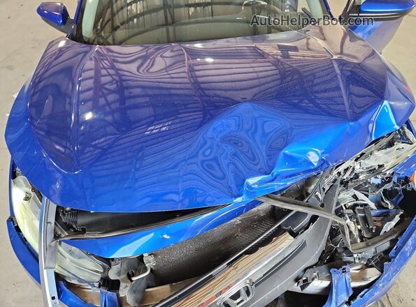 19XFC2F51HE033351 2017 HONDA CIVIC Синий Вид задней части салона