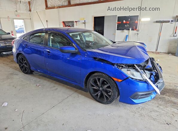 19XFC2F51HE033351 2017 HONDA CIVIC Синий Передняя правая четверть