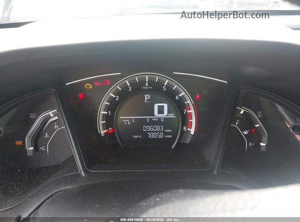 19XFC2F51HE037867 2017 HONDA CIVIC Gray უკანა სავარძლების ხედი