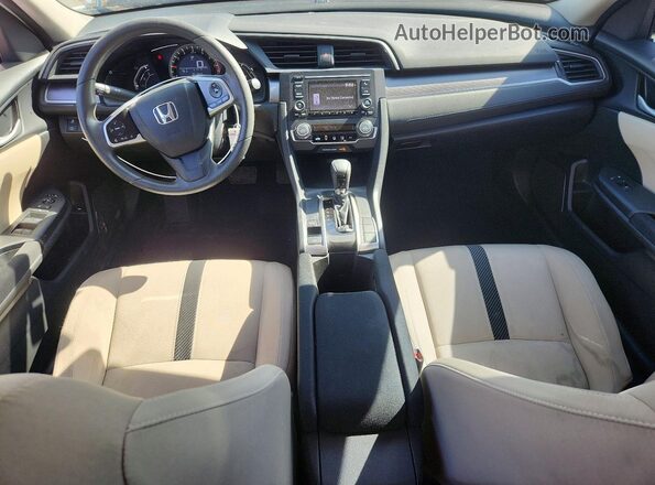 19XFC2F51HE057875 2017 HONDA CIVIC White წინა პანელის ხედი