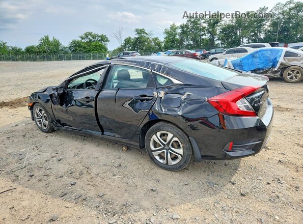 19XFC2F51HE206169 2017 HONDA CIVIC Black Rear left