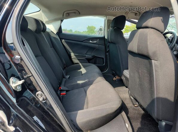 19XFC2F51HE206169 2017 HONDA CIVIC Black Rear seats view